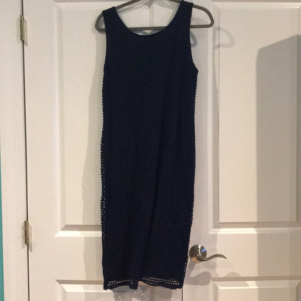 Navy blue dress